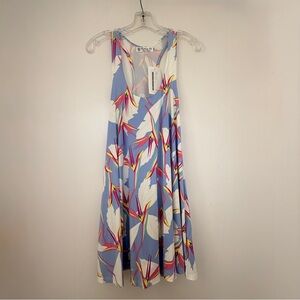 Fighting Eel Dress Nova in Bird of Paradise Print – Size S (NWT!)